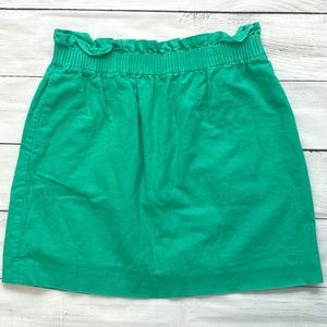 J. Crew Linen-Cotton City Skirt